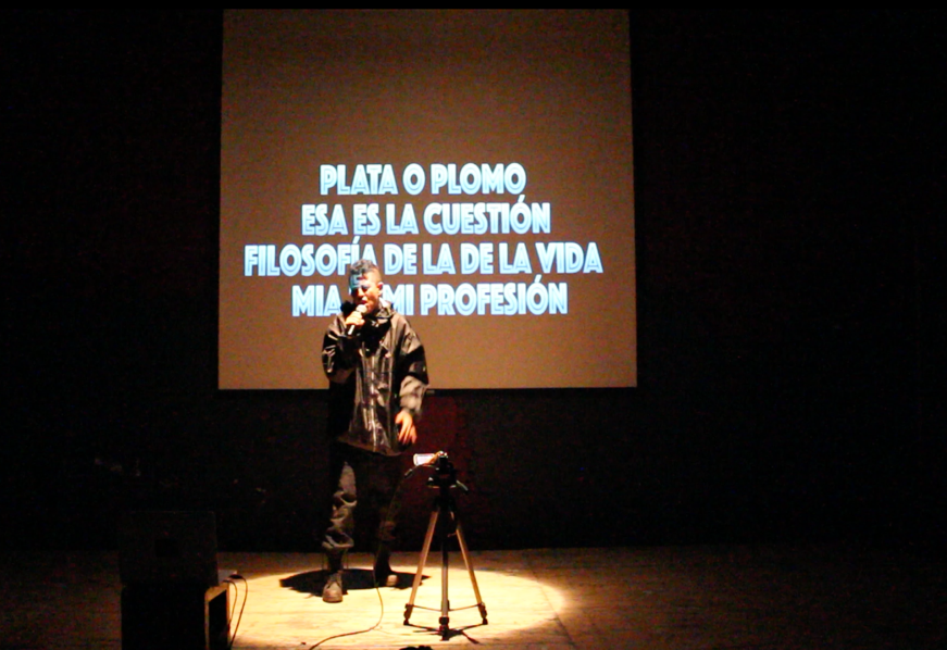 Imagen 1: Video e interpretación de trap en vivo
