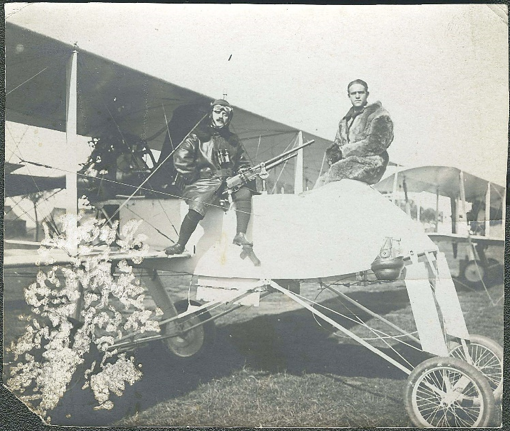 Fig. 6. Photograph from the album of Louis Coudouret, a bombing pilot with VB.102, 30 September 1915 